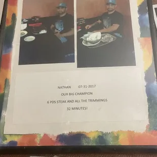 The Big Steak Champ.