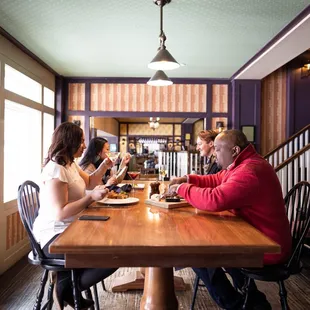 Group Eating At Table