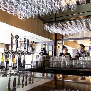 Bar Area with Couple