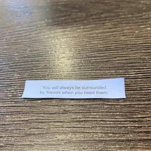 My fortune :)