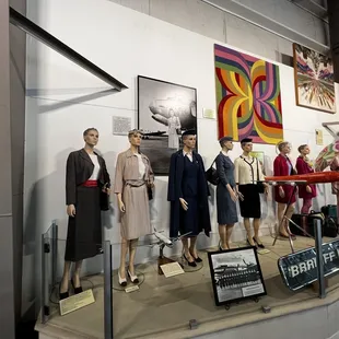 Braniff Exhibit Hostess Uniforms