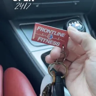 The cool key fob that will grant you access 24/7!!!!!!