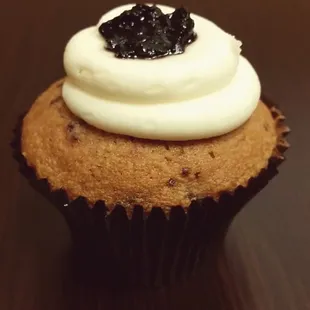 Blueberry cheesecake cupcake. .. look for the cheesecake filling inside :)