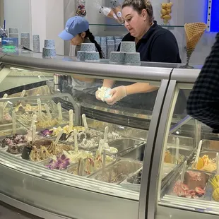 Wonderful servers hard at work