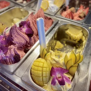 different flavors of ice cream