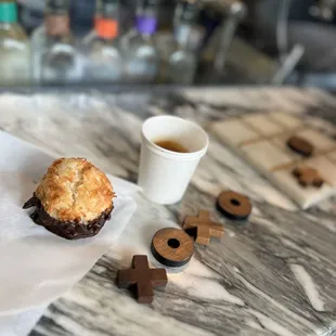 Coconut macaroon and espresso