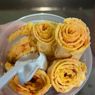 Mango Tango Sherbet $8ish for a cup.