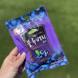 Blueberry candy!