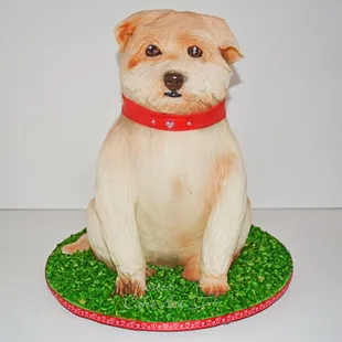 Sculpted Dog Cake