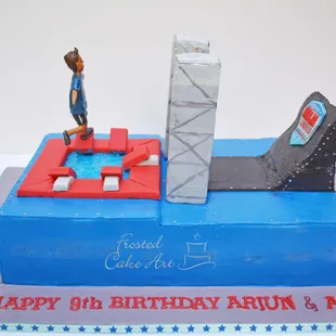 American Ninja Warrior Cake