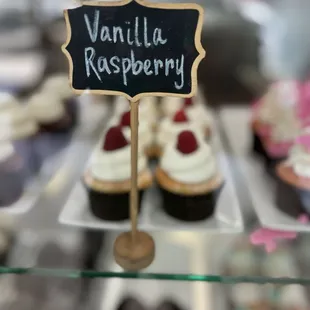 Vanilla Raspberry Cupcakes