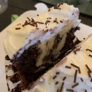 Chocolate, Vanilla Buttercream with Cookies and Cream Ice Cream Cupcake