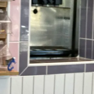 Frozen Yogurt Dispenser.