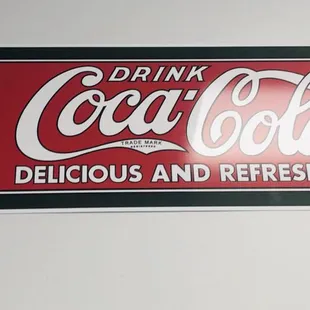 Now serving Coca Cola