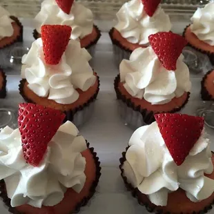 Strawberry cream minis
