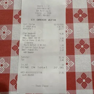 Medium banana walnut shake