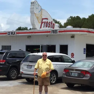 Frosto. Frosto was a high school favorite; and Lola has the same music as in 1959 !  Anticipating a double Frosto cheeseburger !