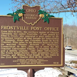 historical sign