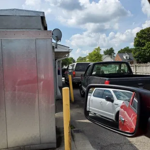 Waiting at the drive thru