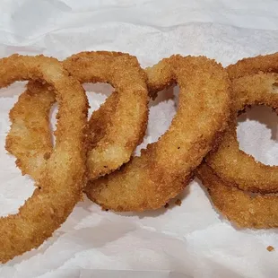 Onion rings. These are bought frozen or they changed the recipe. Coleman's were never Panko breaded over 70 yrs.