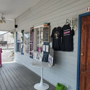 the outside of a store