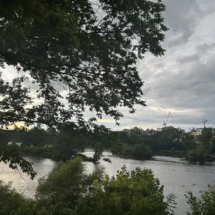outside