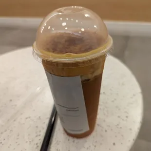 Brulee iced Thai tea