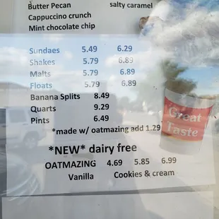 New oat milk option, vegan