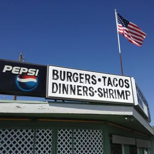 a sign for a restaurant