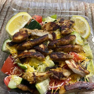 Grilled chicken salad