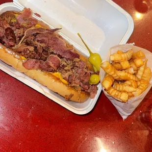 Hot 1. Pastrami Sandwich with cheese