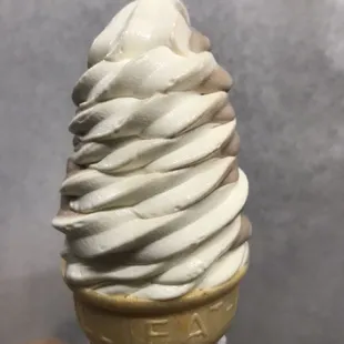 Half-and-half ice cream