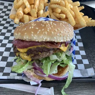 This massive burger