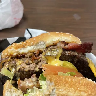 Double bacon burger