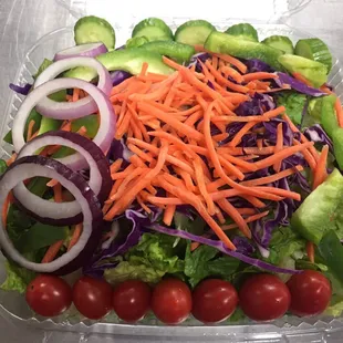 Fresh &amp; nutritious! Our salads are hand made daily and made with all the freshest ingredients to satisfy even those who are not on a diet!
