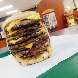 at frosty King you can Customize your burger how ever you want it to  Looks like  !