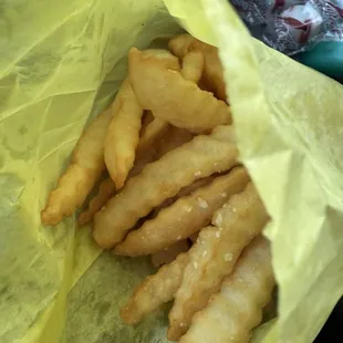 Their french fries are to die for and they give you a huge amount even for a small order. Best french fries ever.