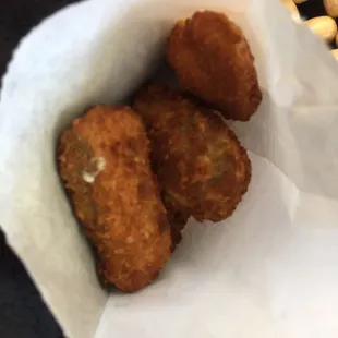 Jalapeño poppers.