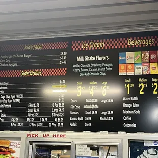 Updated Menu