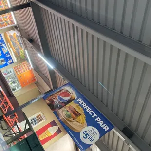 the inside of a grocery store
