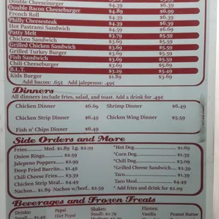 New Menu