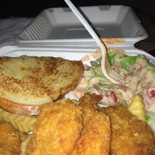 Shrimp dinner