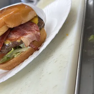 6. Bacon Cheese Burger