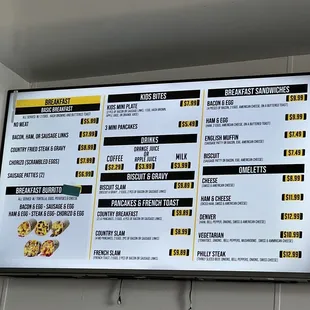The New &amp; Improved Menu! What we once called Country Boys is now, &quot;Frosty N&apos; Burger&quot;.