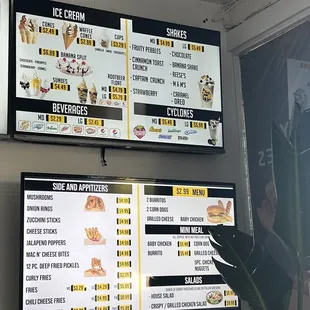 menu, sushi and sashimi