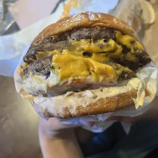 3. Triple Cheese Burger