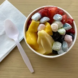 Mochi bites were my fave topping
