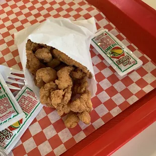 Popcorn chip. Nice and crispy