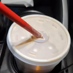 Med. Chocolate and banana shake.