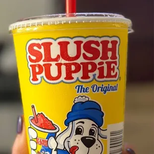 Watermelon Slush Puppie!!!!! I Haven't had one of these since i was a kid!!! So fuking delicious!! :D